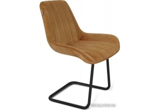 Стул Sheffilton SHT-ST37/S45-1 (горчичный/черный муар)