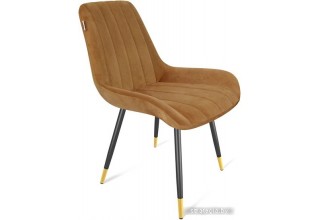 Стул Sheffilton SHT-ST37/S95-1 (горчичный/черный муар/золото)