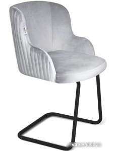 Стул с подлокотниками Sheffilton SHT-ST39-1/S45-1 (серое облако/черный муар)