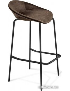 Стул Sheffilton SHT-ST19-SF1/S29 СТ-393 (коричневый трюфель/черный муар)