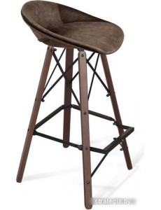 Стул Sheffilton SHT-ST19-SF1/S80 (коричневый трюфель/темный орех/черный)