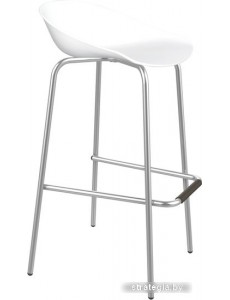 Стул Sheffilton SHT-ST19/S29 (белый/хром лак)