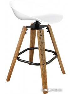 Стул Sheffilton SHT-ST19/S93 (белый/браш.коричневый/черный муар)