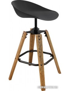 Стул Sheffilton SHT-ST19/S93 (черный/браш.коричневый/черный муар)