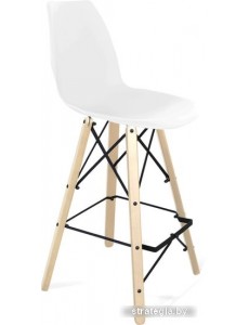 Стул Sheffilton SHT-ST29/S80 (белый/прозрачный лак/черный муар)