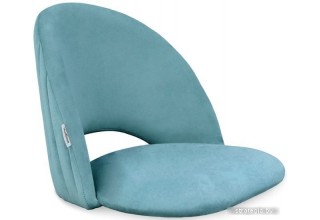 Стул Sheffilton SHT-ST34-1/S66 (голубая пастель/хром лак)