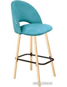 Стул Sheffilton SHT-ST34-1/S94 (голубая пастель/прозрачный лак/черный)