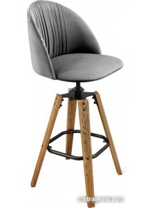 Стул Sheffilton SHT-ST35-1/S93 (угольно-серый/брш.коричневый/черный муар)