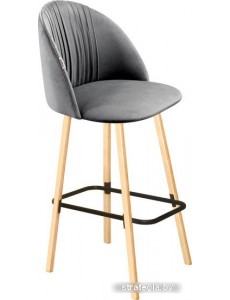 Стул Sheffilton SHT-ST35-1/S94 (угольно-серый/прозр. лак/черный муар)