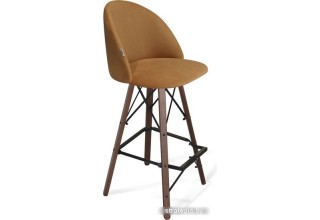 Стул Sheffilton SHT-ST35/S80 (горчичный/темный орех/черный)