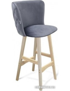 Стул Sheffilton SHT-ST36-3/S65 (нейтральный серый/прозрачный лак)