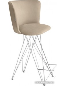 Стул Sheffilton SHT-ST36/S66 (ванильный крем/хром лак)