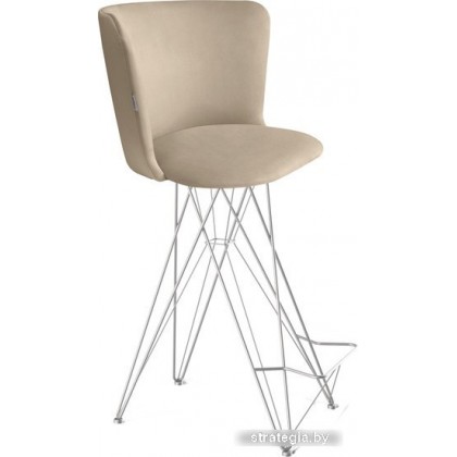 Стул Sheffilton SHT-ST36/S66 (ванильный крем/хром лак)