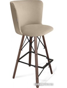 Стул Sheffilton SHT-ST36/S80 (ванильный крем/темный орех/черный)