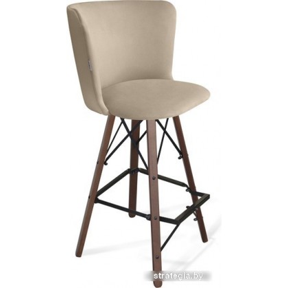 Стул Sheffilton SHT-ST36/S80 (ванильный крем/темный орех/черный)