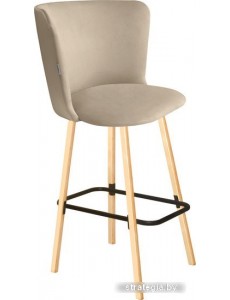 Стул Sheffilton SHT-ST36/S94 (ванильный крем/прозрачный лак/черн. муар)