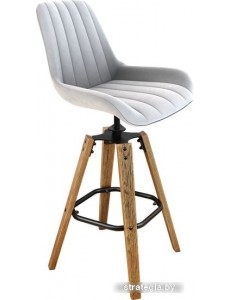 Стул Sheffilton SHT-ST37/S93 (серое облако/корич. брашир./черный муар)