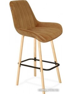 Стул Sheffilton SHT-ST37/S94 (горчичный/прозр. лак/черный муар)