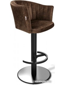 Стул Sheffilton SHT-ST42-1/S137 (кофейный трюфель/черный муар)