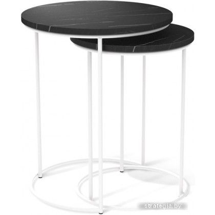 Sheffilton SHT-CT7 (камень пьетра черный/белый муар)