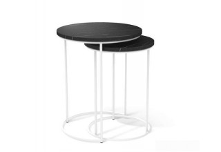 Sheffilton SHT-CT7 (камень пьетра черный/белый муар)