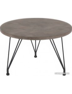 Журнальный столик Sheffilton SHT-CT29 (черный муар/хромикс бронза)