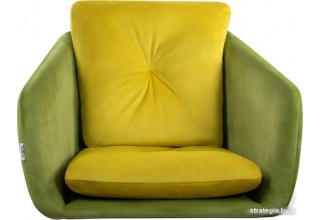 Стул с подлокотниками Sheffilton SHT-ST43-2/S100 (фисташковый десерт/черный муар)