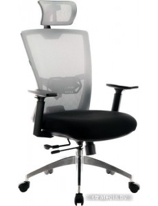 Кресло Everprof Polo (черный/серый)