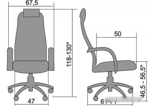Metta BK-10 CH (пластиковые ролики, черный)