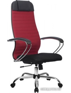 Кресло Metta SU-1-BK Комплект 23, Ch ов/сечен (пластиковые ролики, красный)