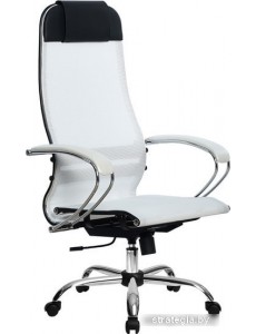 Кресло Metta SU-1-BK Комплект 4, Ch ов/сечен (пластиковые ролики, белый)