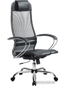 Кресло Metta SU-1-BK Комплект 4, Ch ов/сечен (резиновые ролики, черный)