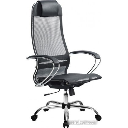 Кресло Metta SU-1-BK Комплект 4, Ch ов/сечен (резиновые ролики, черный)