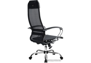 Кресло Metta SU-1-BK Комплект 4, Ch ов/сечен (резиновые ролики, черный)