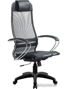 Кресло Metta SU-1-BK Комплект 4, Pl тр/сечен (пластиковые ролики, черный)