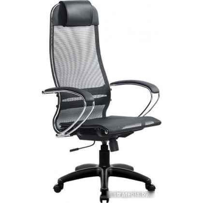 Кресло Metta SU-1-BK Комплект 4, Pl тр/сечен (пластиковые ролики, черный)