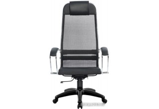 Кресло Metta SU-1-BK Комплект 4, Pl тр/сечен (пластиковые ролики, черный)