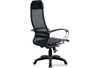 Кресло Metta SU-1-BK Комплект 4, Pl тр/сечен (пластиковые ролики, черный)