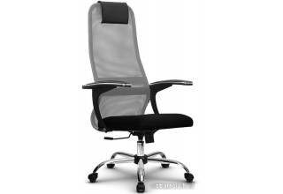 Кресло Metta SU-BU158-8 CH (светло-серый/черный)