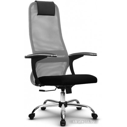 Кресло Metta SU-BU158-8 CH (светло-серый/черный)