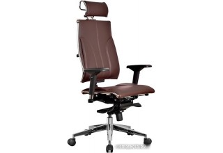 Кресло Metta Yoga 4D Free LUX OEC (экокожа, кориченвый)