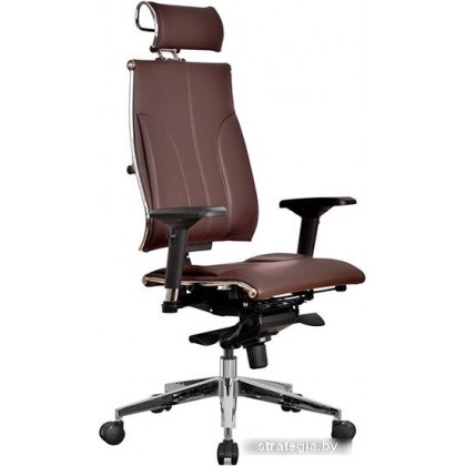 Кресло Metta Yoga 4D Free LUX OEC (экокожа, кориченвый)