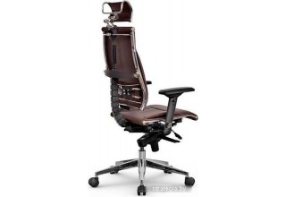 Кресло Metta Yoga 4D Free LUX OEC (экокожа, кориченвый)