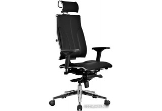 Кресло Metta Yoga 4D Free LUX OEC (экокожа, черный)