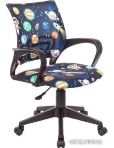 Компьютерное кресло Бюрократ Burokids 1 (черный космонавт)