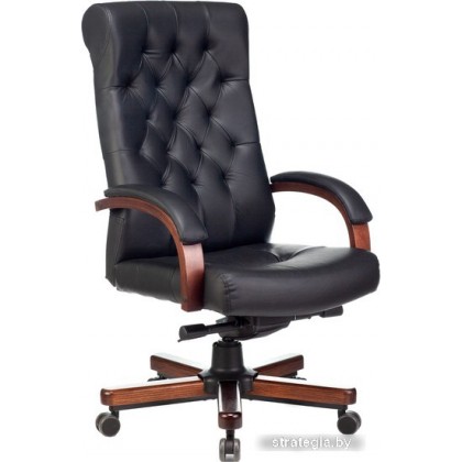 Бюрократ T-9928WALNUT (черный)