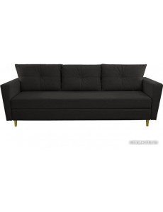 Диван Brioli Рензо К трехместный (рогожка, J22 графит)