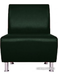 Интерьерное кресло Brioli Руди (экокожа, L15 зеленый)