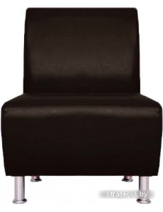 Интерьерное кресло Brioli Руди (экокожа, L13 коричневый)
