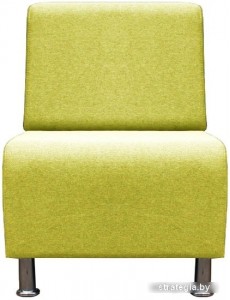 Интерьерное кресло Brioli Руди (рогожка, J9 желтый)